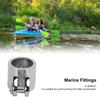 Stainless Steel Boat Jaw Slide Clamp Corrosion Resistant Durable Marine Sliding Sleeve22mm/0.9in
