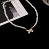 Retro Pearl Necklace, Versatile Small Fragrant Style Bow Collarbone Chain.