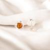 Citrine Gemstone Earrings 925 Sterling Silver Handmade Jewelry Christmas Gift EE-159-7