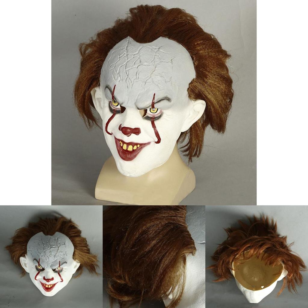 Máscara de Látex Auténtica de Pennywise de Stephen King Perfecta Para Halloween Eventos de Cosplay