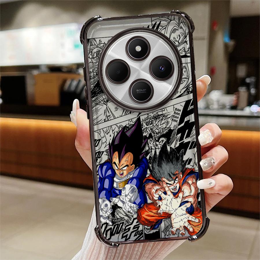 

Case for Xiaomi Redmi 14C A3X A5 K80 5G A3 13C K80 Pro Clear Cover Dragon Ball Cool Redmi A5 4G (171mm)
