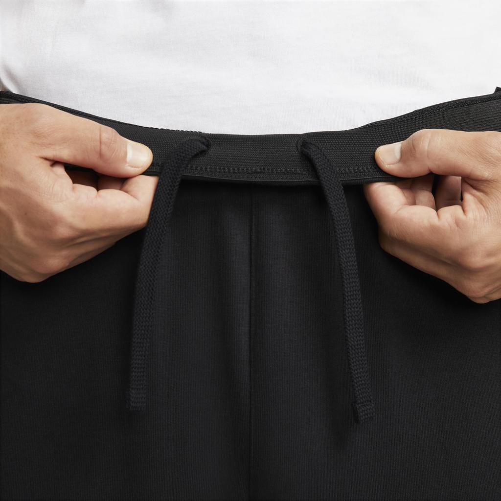 Nike FW22 Solid Color Mid-Waist Joggers Men Bottoms Black DQ4588-010