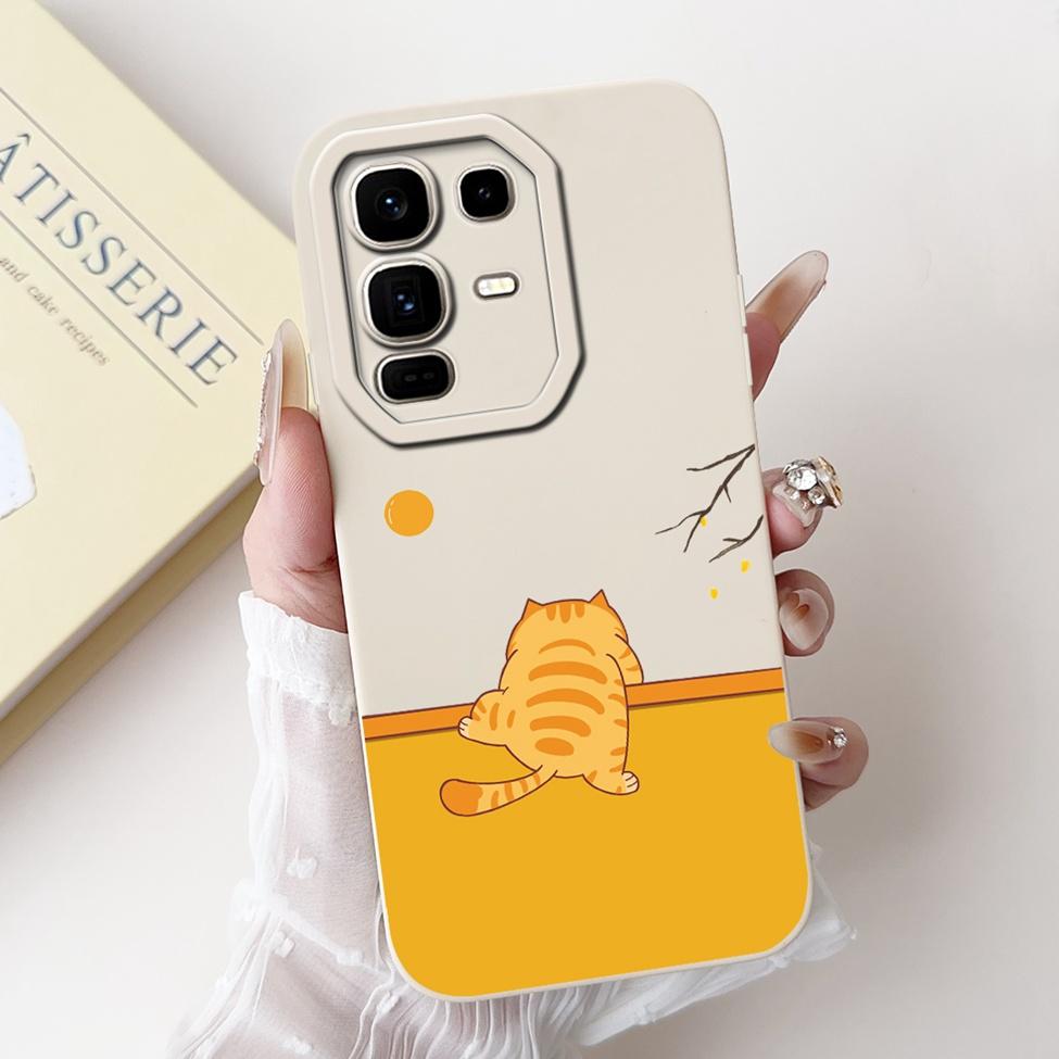 Für Infinix Note 50 Pro Plus Hülle Silikon Kawaii Niedliche Katze Lustig Bemalt Stoßstange Für Infinix Note 50 Pro+ Handyhülle X6856