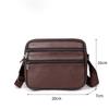 Genuine Cowhide Leather Men Travel Sling Bag Casual Shoulder Crossbody Bags for Male Casual Messenger Bag Satchel Bags