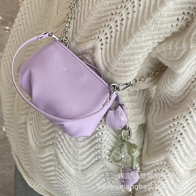 This year's popular bag women's 2025 new fashion high-end shoulder bag super fire versatile chain messenger bucket bag