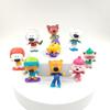Be Be Bears Action Figures Famous Russian Educational Cartoon Anime Original 3-4cm Collectible Figures Toy Kids Birthday Gifts