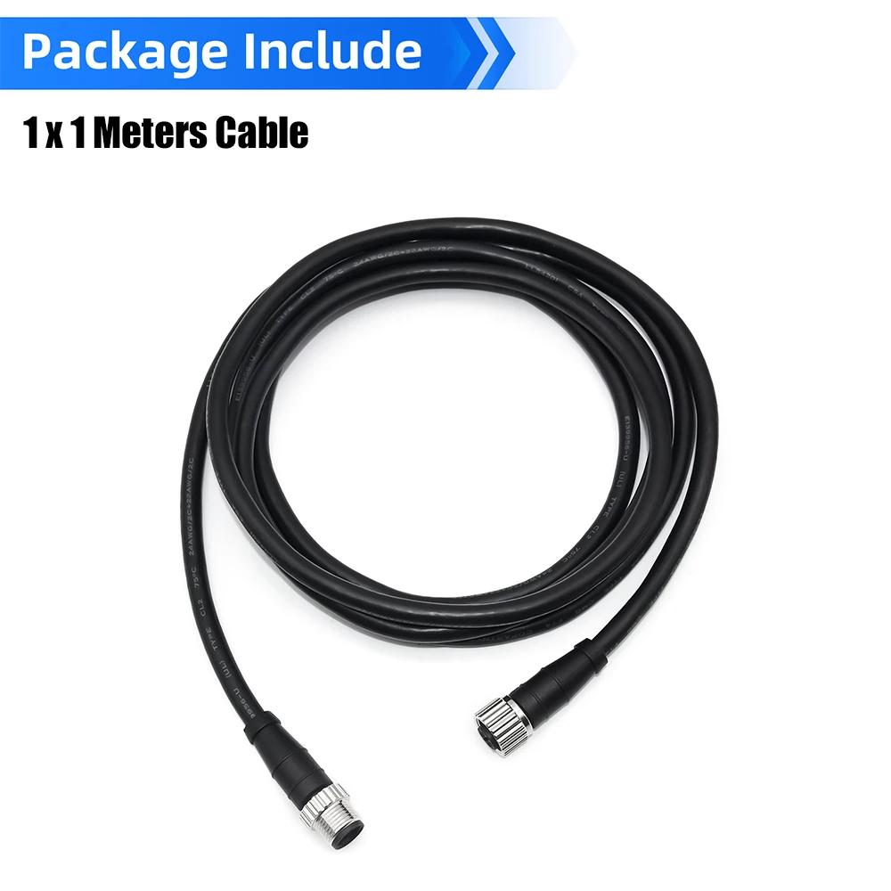 NMEA2000 T-type Connector Cable Adapter Male Female Plug Marine Boat Serial Data Networking Cable Starter Kit 0.5-4M Wiring Cord