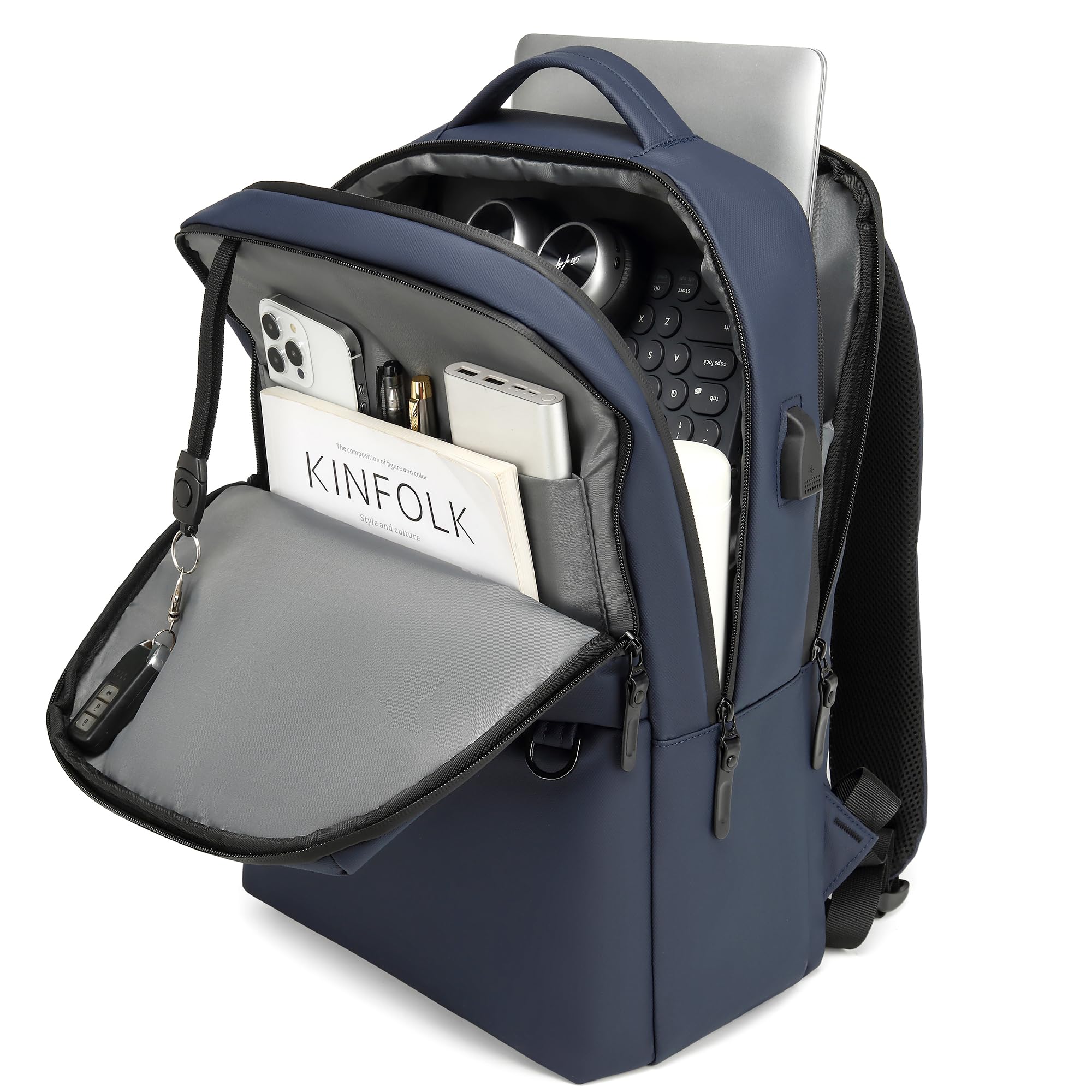 

Business Large Waterproof Lightweight PC 16 Inch with USB Charging Water For Commuting to Business Stylish [SUNOGE] Rucksack, Rucksack, Rucksack,