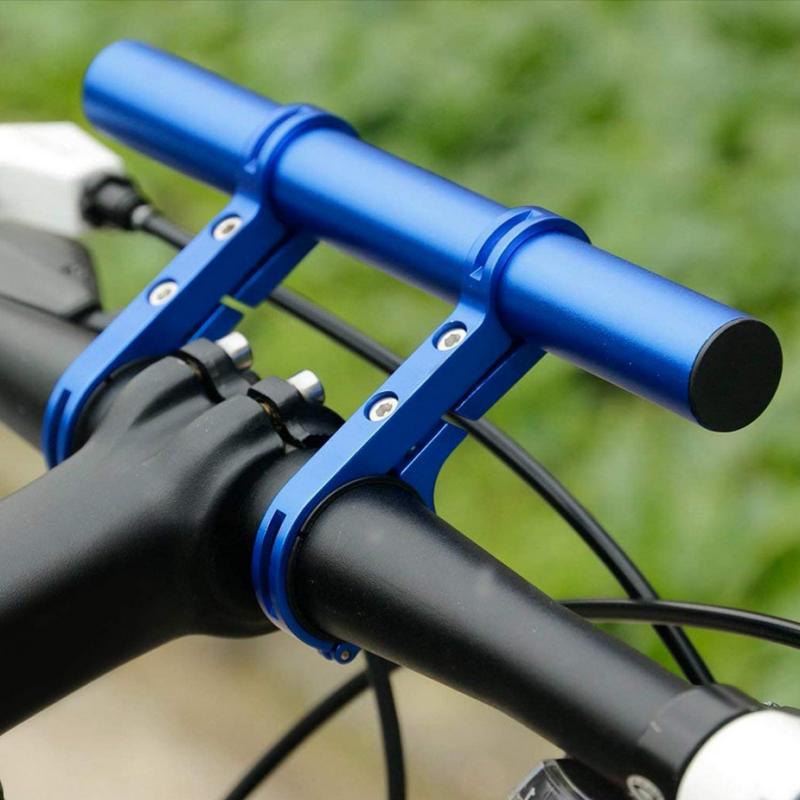 Handlebar Extender Bicycle Aluminum Alloy Bracket Extension Double Handlebar Extension Mount Holder Use Compatible for Bicycle
