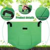 1-8PCS 5/10Gallon Felt Potato Planting Bag Large Diameter Vegetable Plant Seedling Bag Non-Woven Felt Potato Growing Bucket