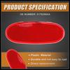 Front Door Panel Reflector Light Cover for Dodge for Ram 1500 2002-2008 5179299AA Red Durable Material