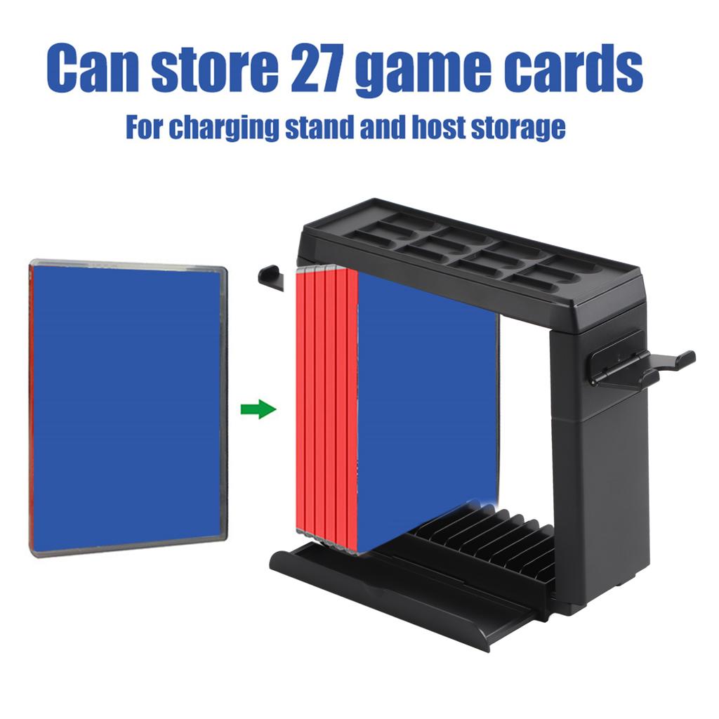 ABS Schwarzer Disc Multifunktionaler Disc Ständer Spielkarten Aufbewahrungsständer Basis Zubehör für Switch