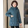 Modern Style, Middle-aged and Elderly Women's Winter Cotton Jacket, New Style, Wide Wife's Autumn and Winter Coat, Thickened