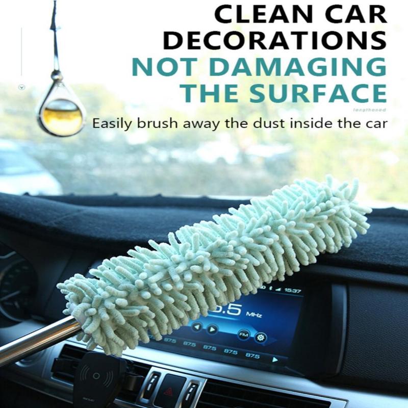 Extendable Dusting Mop Multifunctional Scratch Resistant Duster for High Ceiling Blinds Car Exterior Cleaning