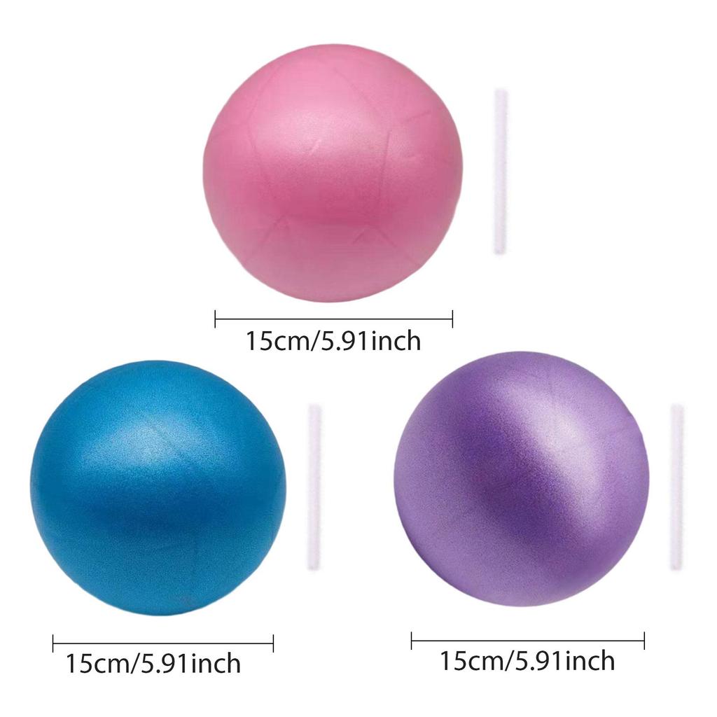 Small Pilates Ball Fitness Equipment Thickened Heavy Duty Balance Ball for Core Training Competition Exercise Balance Stretching