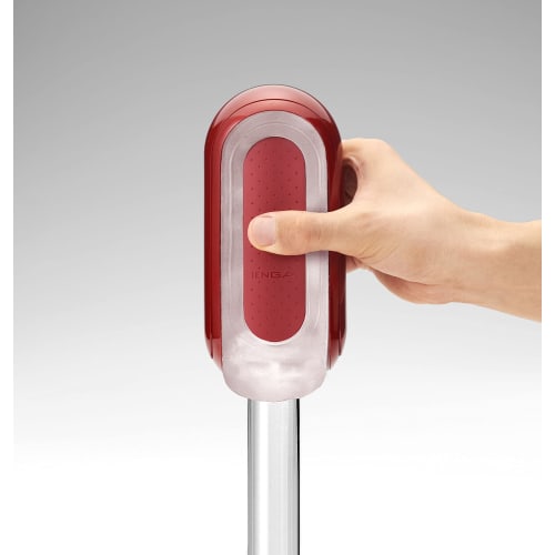 TENGA FLIP 0(ZERO) RED & WARMER SET Flip Zero Red & Warmer Set