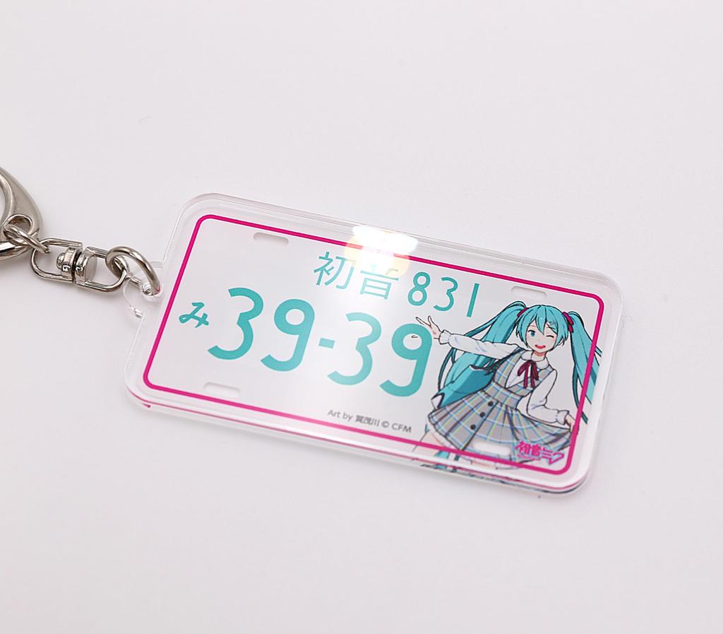 Daihatsu Samochód Kolaboracyjny Hatsune Miku Akrylowy Brelok Kawałek Brelok Vocaloid Torba 80 x 60 x 10mm (Jedna wersja)