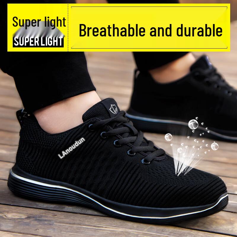 Lanou Shield Men s Breathable Work Safety Shoes 41
