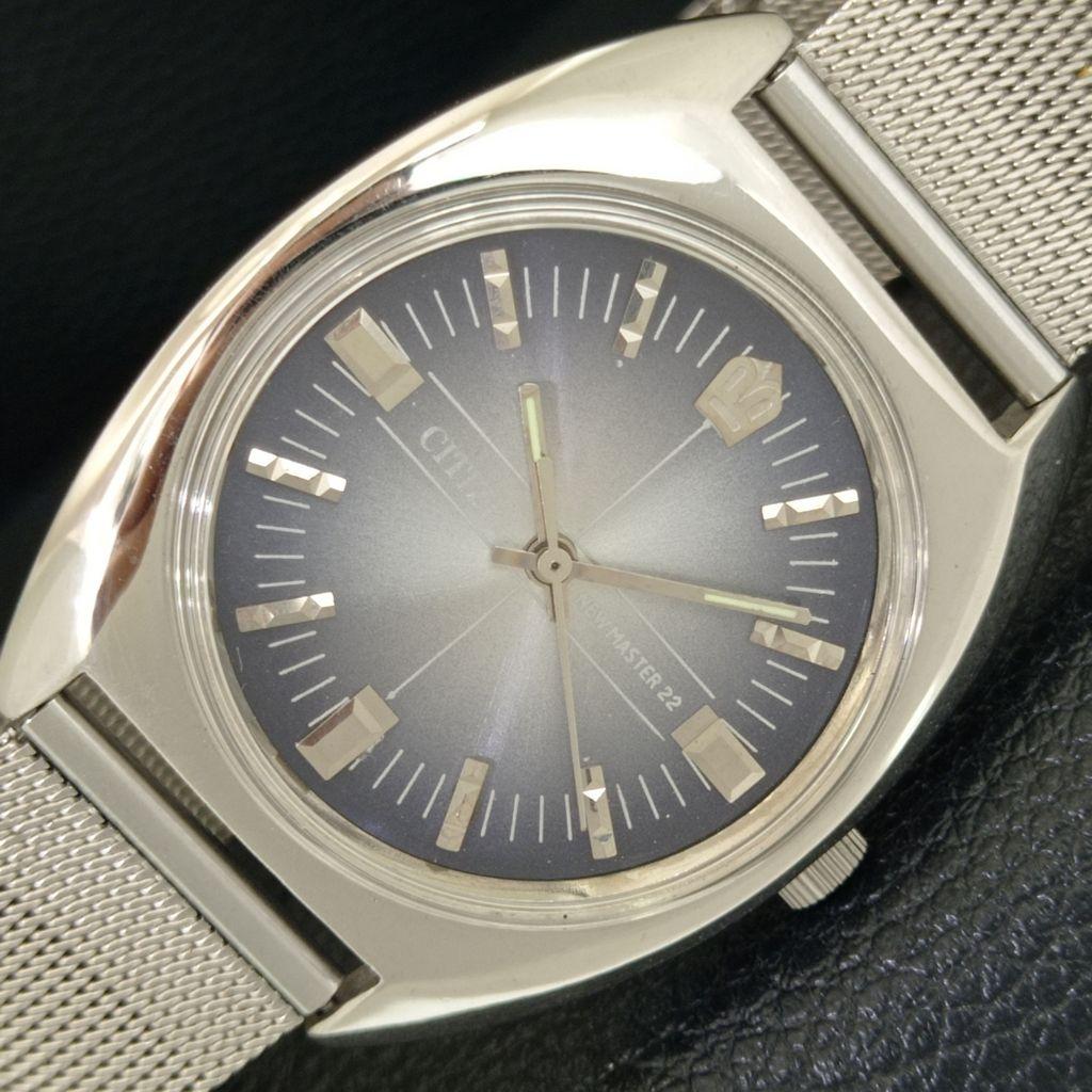 ВИНТАЖНЫЕ МУЖСКИЕ ЧАСЫ CITIZEN JAPAN С РУЧНЫМ ЗАВОДОМ ОРИГИНАЛЬНЫЙ ЦИФЕРБЛАТ a706456-1