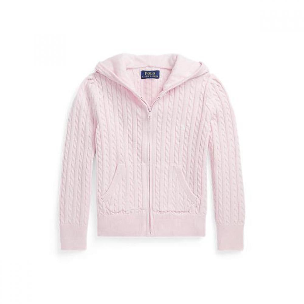 Polo Kids Girls 2 6 Years Old Mini Cable Cotton Full Zip Hoodie  Cwposwer6820367650 4
