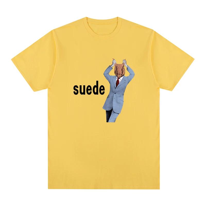 suede band T-shirt alternative rock Cotton Men New TEE TSHIRT Womens Tops