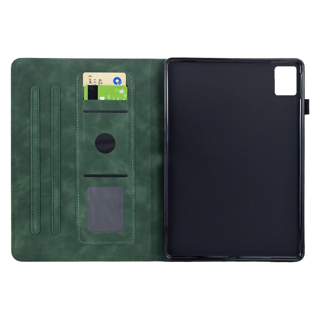 Pro Lenovo Tab M11/Xiaoxin Pad 11 2024 Pouzdro Mandala Vytištěný Kožený Kryt na Tablet se Sloty pro Karty
