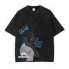 Short Sleeved Round Neck Y2k Oversized Tshirt Men Clothing New In Top & Tees Mens T-Shirt Anime J-Jujutsu K-Kaisen Vintage Washed