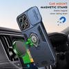 For Xiaomi 14T Slide Camera Lens Protector Armor Case For Xiaomi 14T Pro Magnetic Car Holder Phone Cover For Mi 14T Cases Coque