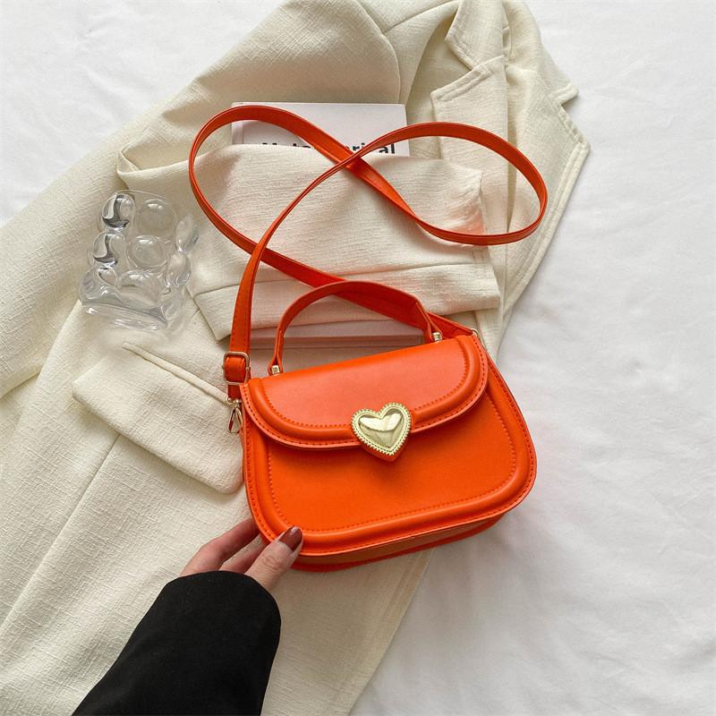 

Stylish Women s Small Square Bag Chic Autumn Handbag Fashionable Korean Crossbody Purse In Black Beige Green Pink Orange Orange