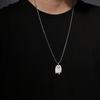 Little Monster Ghost Necklace - Cute Halloween Pendant for Hip Hop Street Style
