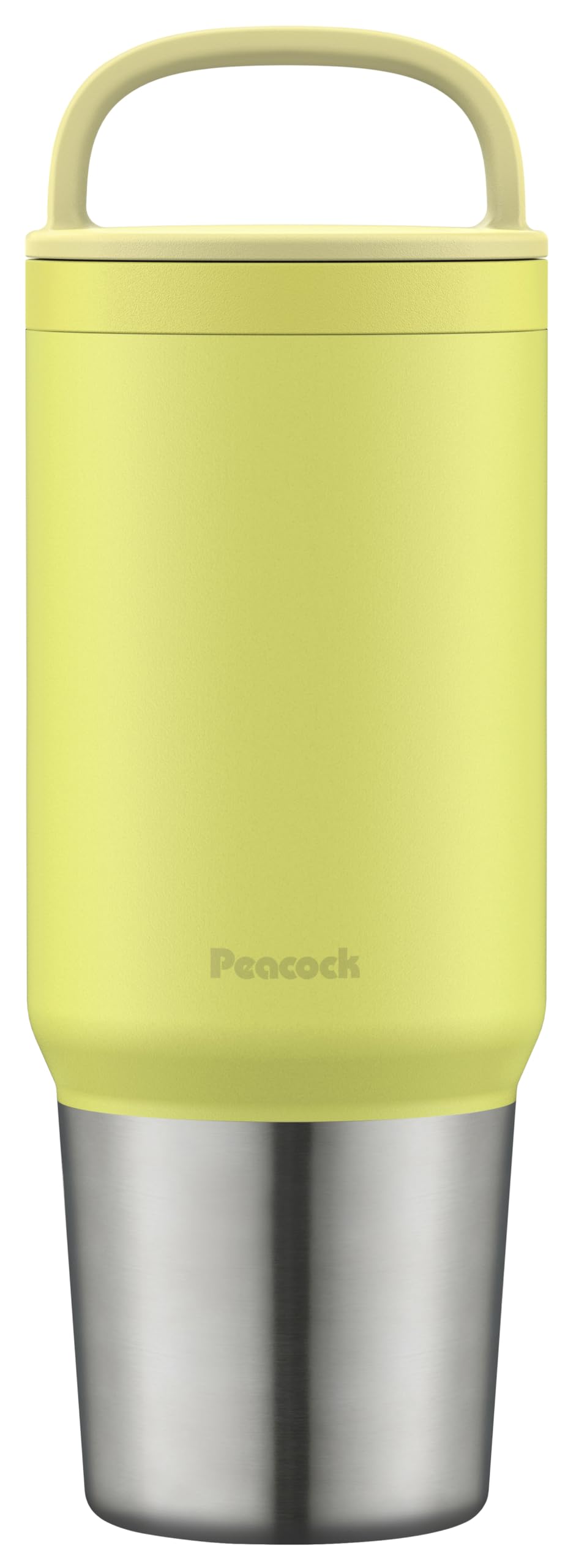 

Thermos Industry dishwasher Peacock Water Bottle Mug Bottle 800ml with lid Stainless steel bottle Easy to wash Thermal insulation Lime yellow YL