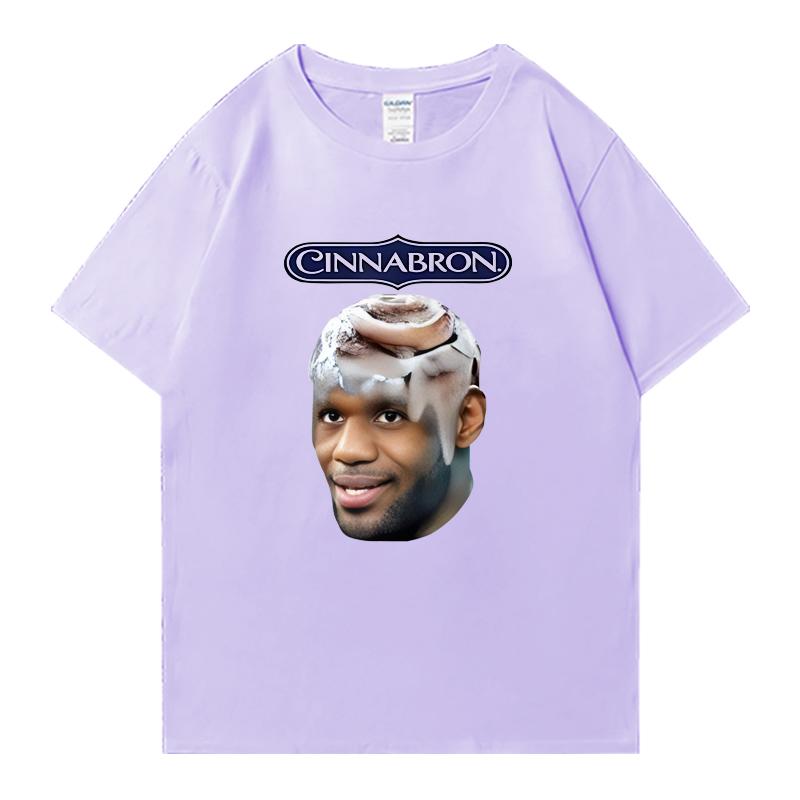 2025 Summer Fashion Cinnabron Graphics Funny Printed Oversized t-shirt Cotton Men Women short sleeve t-shirts Unisex clothing