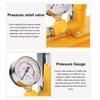Manual Water Pressure Test Pump with Gauge G1/2 Standard Thread Connector Water Pipe Leakage Pressure Tester for Pipeline Heating System