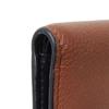 Used 12695 Bifold Wallet C660302X02 7941 Soft Grain Calfskin Bicolor Brown Black Anagram Cognac Men's from Japan