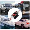 uxcell Car Circuit Breaker with Manual Reset Inline Fuse Holder Protection DC - 48V 20A Black Red 1 Set