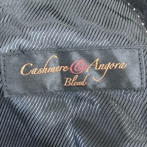 P.S.F.A Wool Cashmere Angora Stainless Collar Coat [Men’s S/Black] Spring Hook Center Vent Perfect Suit(USED)