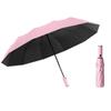 Automatic Light Umbrella Creative Umbrella Three-fold Portable Parasol Car Umbrella Led Light Uv Umbrellas Ten-bone Windproof