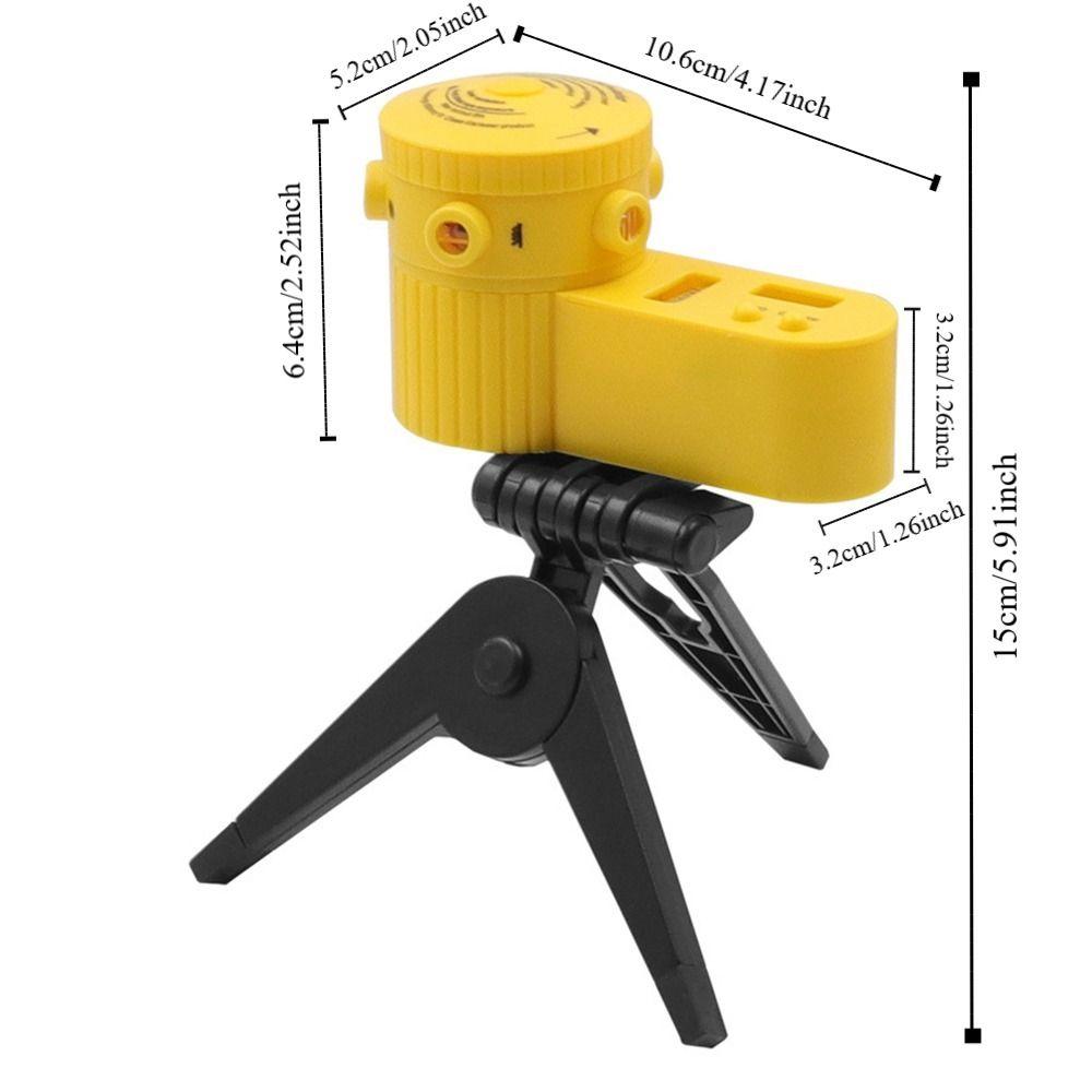 Vertical Horizontal Laser Level Meter with Rotate Tripod Laser Level Measuring Tool Household