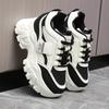 Inner Heightening Women's Shoes 2025 Women's New Small Autumn Thick-soled Heightening Casual Dad Sports Shoes 8cm Muffin