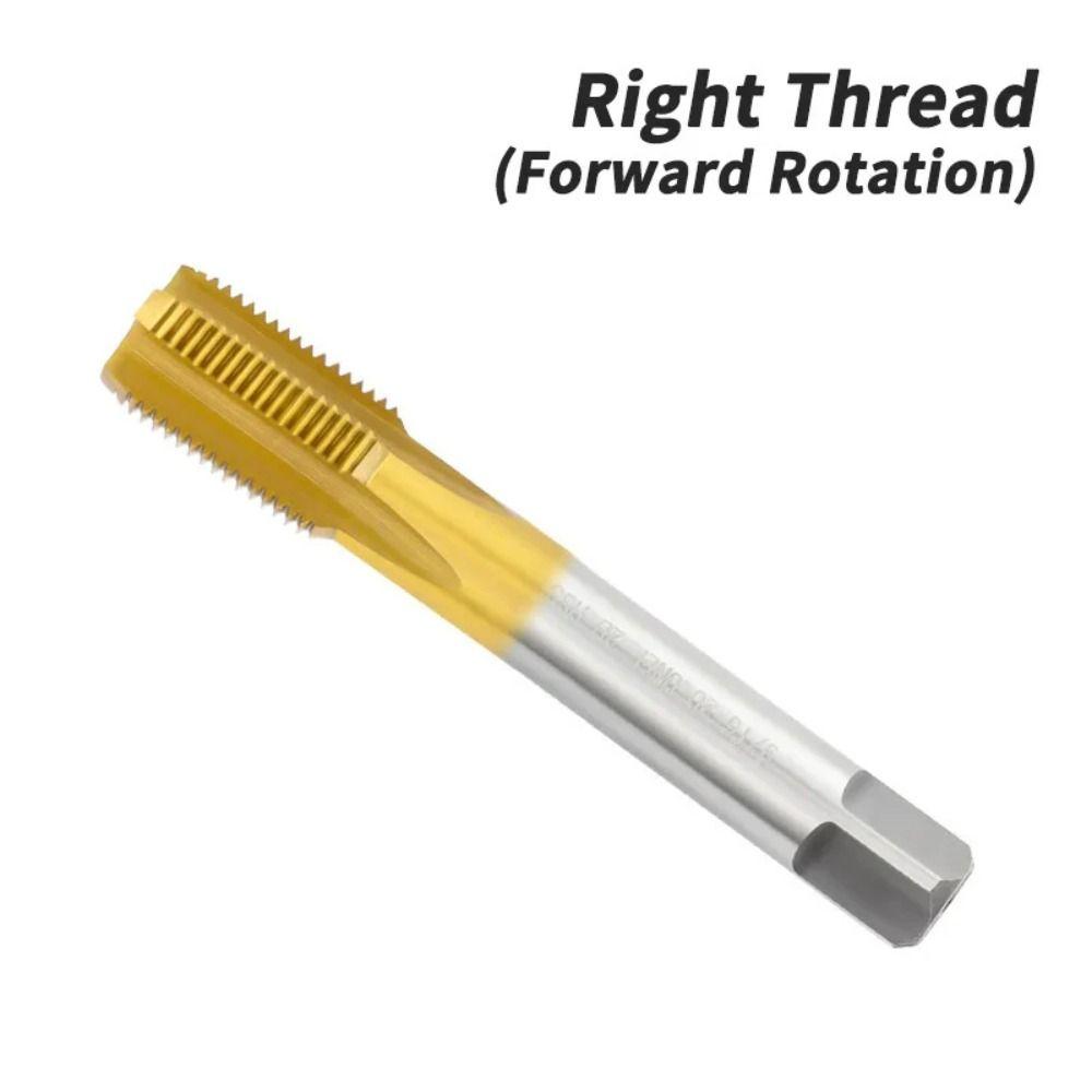 High Speed Steel HSS Spiral Threading Tap Silver Gold Metric Screw Taps