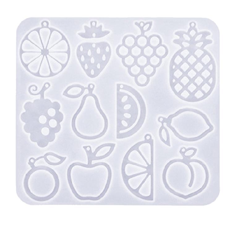 Silicone Earring Molds Resin Drop Jewelry Moulds Fruit/Vegetable Series Jewelry Making Molds for Kids and Teens Crafting
