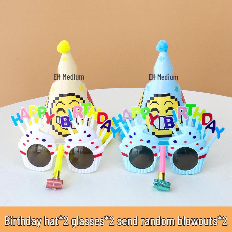 2025 Birthday Hat for Kids & Adults - First Birthday Party, Photo Props, Cake Hat