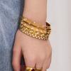 18K Gold-Plated Geometric Zirconia Water Drop Bracelet
