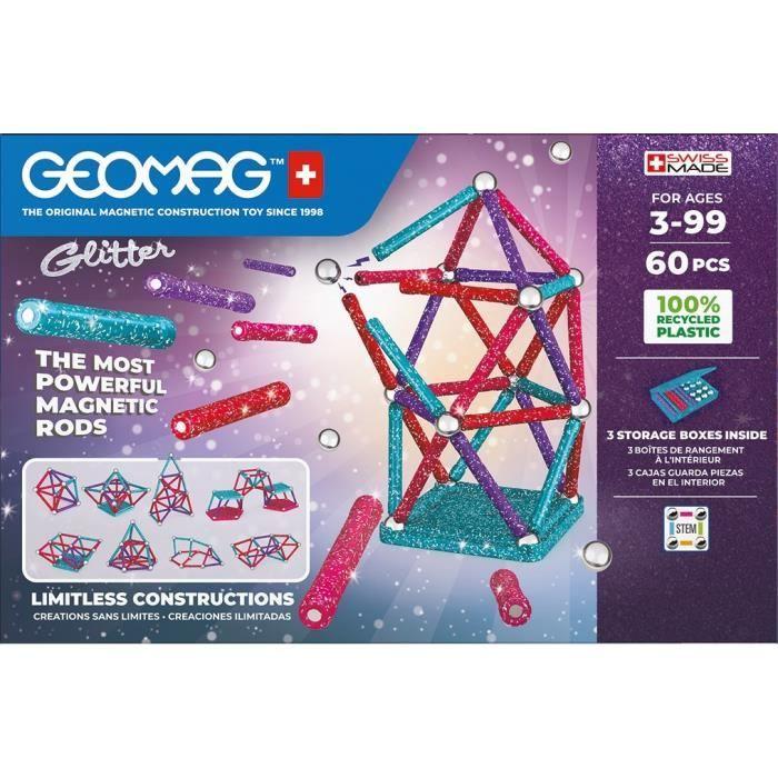 GEOMAG - Umweltfreundlich 60 Teile Glitzer