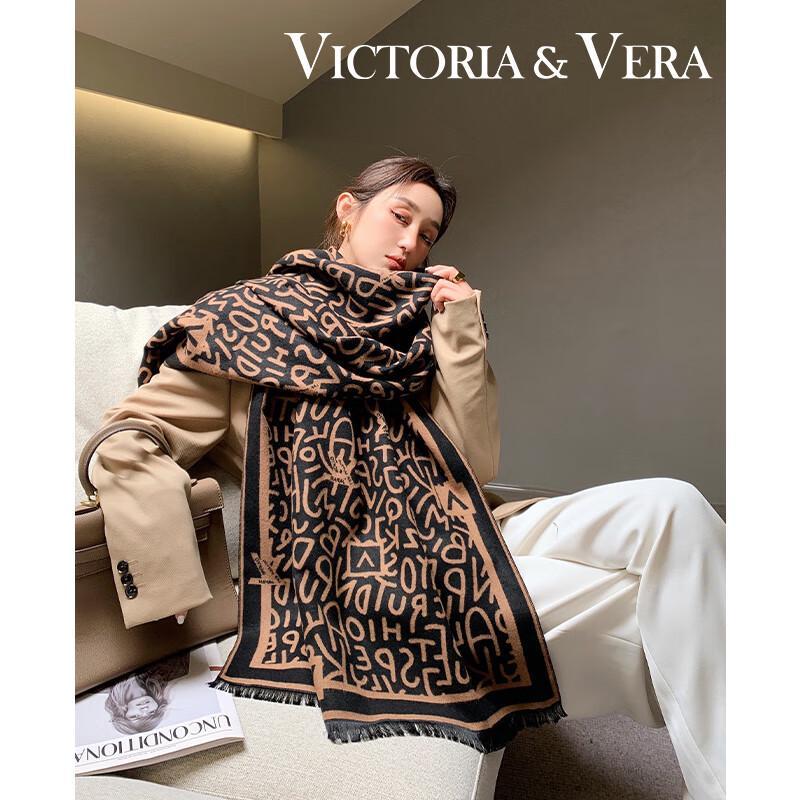 VICTORIA&VERA Autumn/Winter Letter-Edged Scarf
