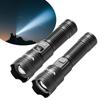 High Power Strong Light Long Range Flashlight 3 Gear Outdoor Bright High-lighted Super Flashlight Telescopic Torch Zoom J1J3