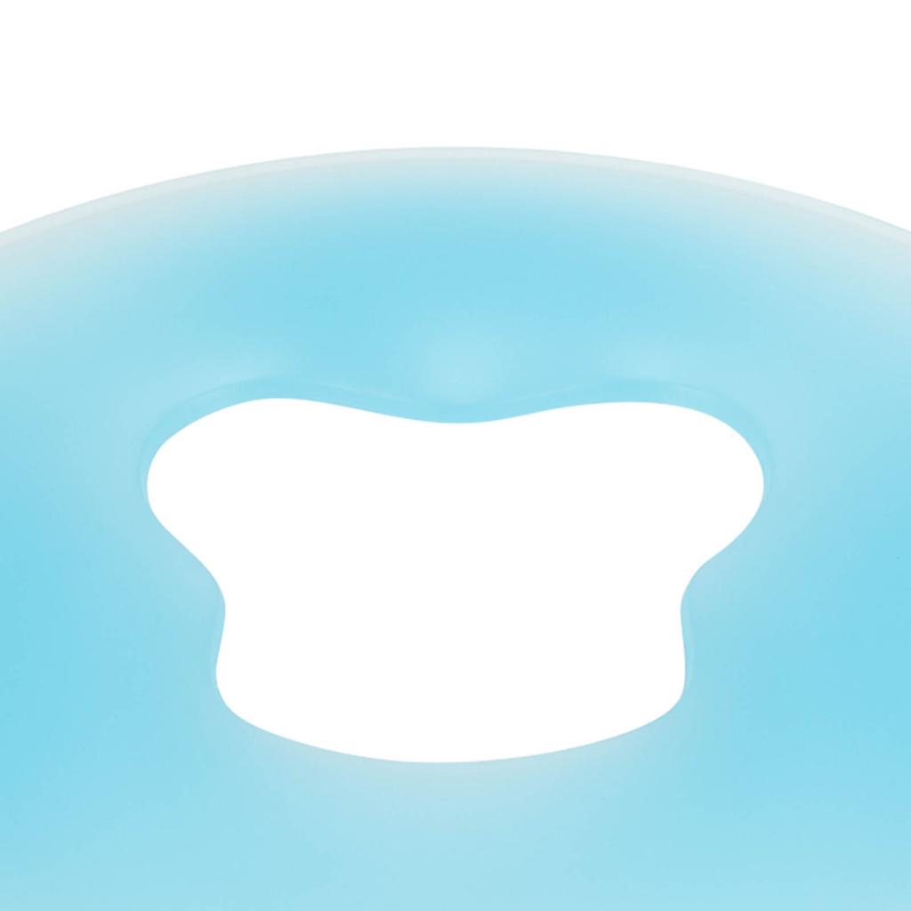 Soft Silicone Pillow Comfortable Skin Friendly Round   Spa Relax Silicone Face Pillow