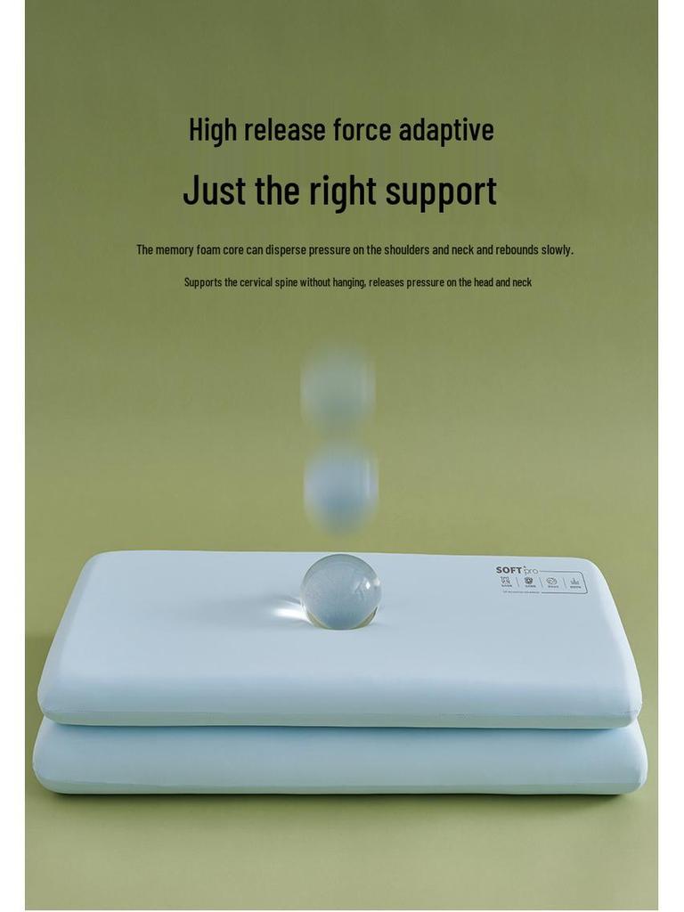 2026 Deep Sleep Cloud-Feel Memory Foam Pillow Core Display Sample - Latex