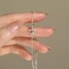 Sterling Silver Korean Style Airplane Bracelet for Women - Elegant, Versatile Design, Instagram-Inspired Luxury Wrist Jewelry