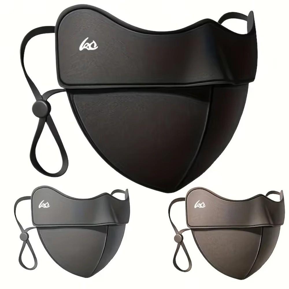 New Thick Face Mask Ear Loops Nylon 3D Face Mask Warmth Hand-Washable Windproof Mask Women